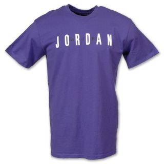 Jordan Air Mens Tee Purple/White/Black