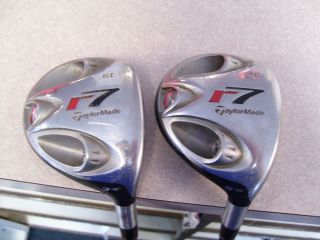 Taylor Made TaylorMade r7 3 and 5 wood Reax 70 graphite stiff