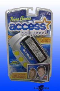 iToys Access Hollywood Hand Held Trivia Game   NEW and sealed.