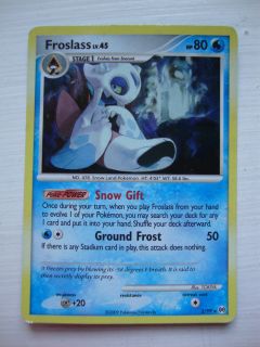 Froslass Holo Pokemon RARE Arceus Card 2 99