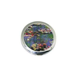 10 Water Lilies by Claude Monet Compact Mirror Clothing