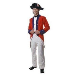 Colonial Soldier Adult Halloween Costume Size Medium