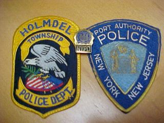  Patch Mini NYPD Detective Badge and Holmdel Patch