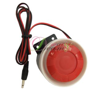 5mm Audio Output Siren for Home Security Alarm System