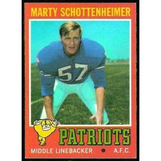 Marty Schottenheimer 1971 Topps Card #3 