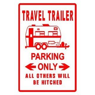 TRAVEL TRAILERS PARKING sign * vacation st