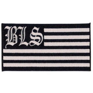 Black Label Society BLS Flag Logo Iron On Patch Clothing