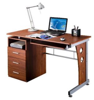 New Mahogany Home Office Dorm Room Computer Desk