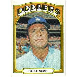 1972 Topps #63 Duke Sims