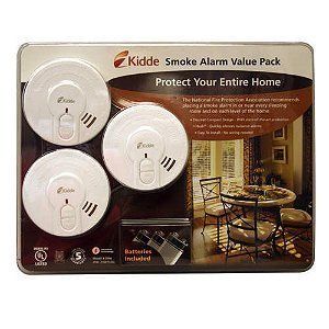  Smoke Detectors 3 PK Business Home Safety Security Fire Smoke