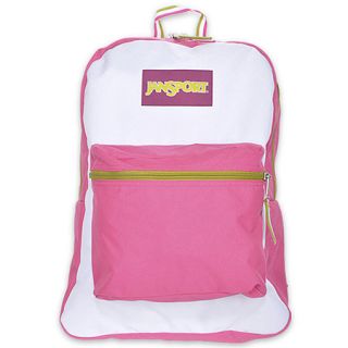 Jansport Superbreak Colorblock Backpack Pink/White