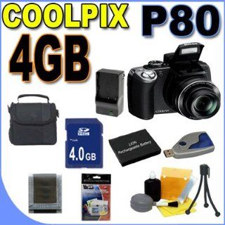 Nikon Coolpix P80 10.1MP 18x Optical Zoom Digital Camera