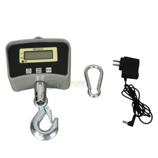 Digital Hanging Scale 500kg 1100lbs Electronic Portable Mini