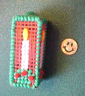  Miniature Yarn Plastic Homemade Candle Christmas Ornament Penny