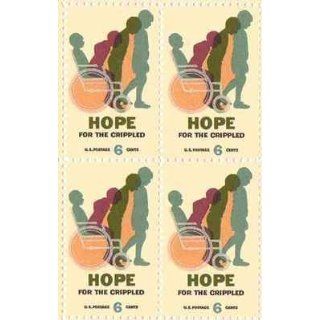 Hope for the Crippled Set of 4 x 6 Cent US Postage Stamps