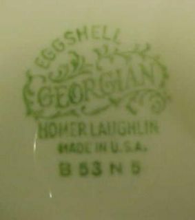 Homer Laughlin Eggshell Georgian Kingston Bread Plate