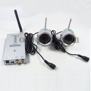Wireless Home Security CCTV IR Camera System 2 4GHz