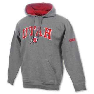 Utah Utes Arch NCAA Mens Hoodie Grey
