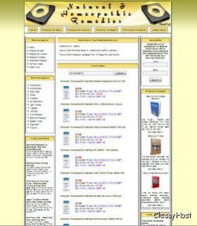 Homeopathic Medicine Niche Website Business for Sale