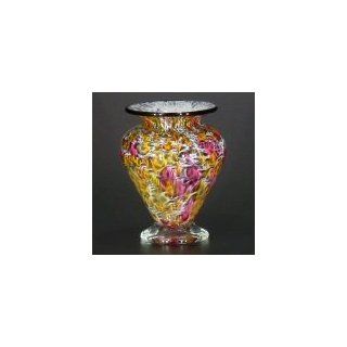 Hand Blown Opaque Fruity Peach Vase The Glass Forge
