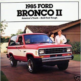 1985 Ford Bronco II SUV vehicle brochure 