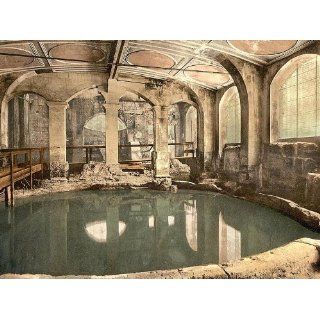 Vintage Travel Poster   Roman Baths and Abbey Circular