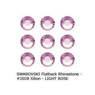Swarovski Flatback RHINESTONE #2028 Xilion ss9 LIGHT ROSE
