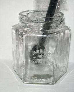 Collectable Jack Daniels Tennessee Honey Pot and Swizzle Stick