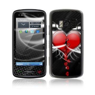 Nokia C6 01 Decal Skin   Devil Heart 