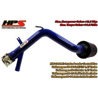 00 05 Volkswagen Jetta 1.8T Turbo Cold Air Intake by HPS   Blue