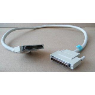 3ft HD 68 SCSI MM Male Male External Round Cable   Beige