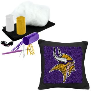 Minnesota Vikings Latch Hook Pillow Kit