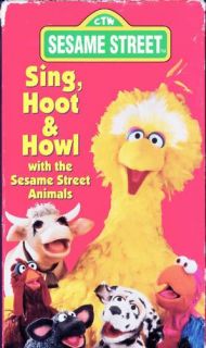 Sesame Street Sing Hoot Howl VHS 1991 074645131238