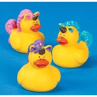   Unicorn Rubber Duckies Wholesale Pack of 69 Dozen: Toys & Games