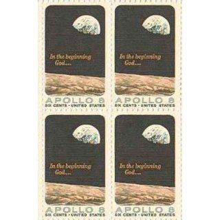 Apollo 8 Set of 4 x 6 Cent US Postage Stamps NEW Scot 1371