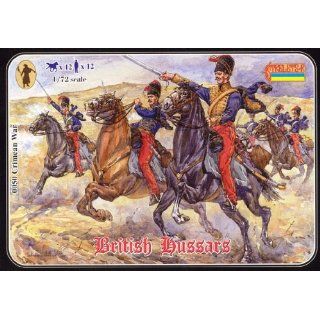  War British Hussars (12 w/12 Horses) 1 72 Strelets: Toys & Games