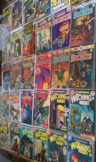 DC Horror Comics Lot House of Mystery House of Secrets Witching Hour