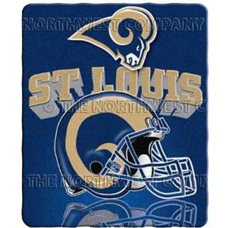 St. Louis Rams NFL Light Weight Fleece Blanket (Grid Iron