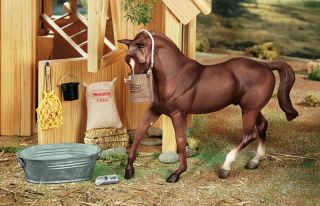Breyer Horses Traditional Horse Stable Feed Set 1 9 Scale New 2486