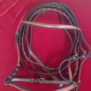  Bridle Reins Leather Laced Beautiful Horse Equipment x mas Gift