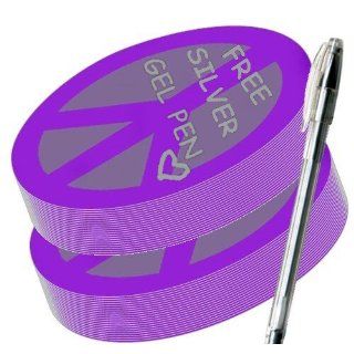 Peace Pad Sticky Notes, Purple, 2.5x2.5 Inches, includes