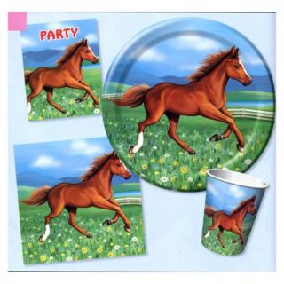Horse Cups Party Tableware Western