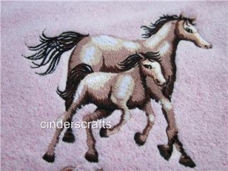 Personalised Towel Sets Embroidered Horse Foal