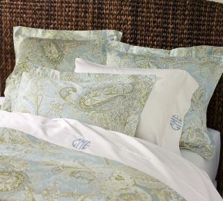 Pottery Barn Sienna Paisley Queen Duvet with 2 Standard Shams New in