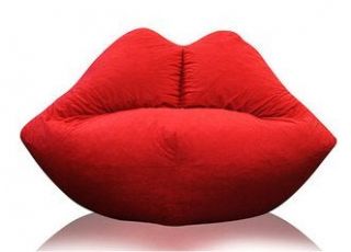 New Red Hot Lips Bean Bag Chair Great for Kids
