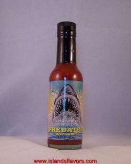 Predator Hot Sauce The Great White Shark 5oz Bottle 