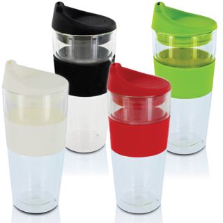 Double Insulated Hot and Cold Glass Travel Mug EC 46