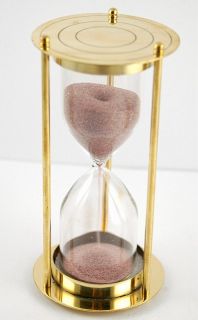 Brass Sand Timer Hourglass 6