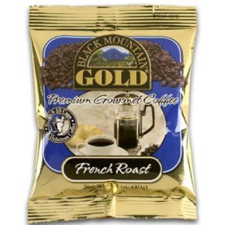 BLACK MOUNTIAN GOLD Coffee, French Roast, 1.4 Ounce Frac Packs (Pack