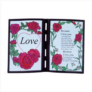 Double frame, stained glass plaque   Style 25500: Home